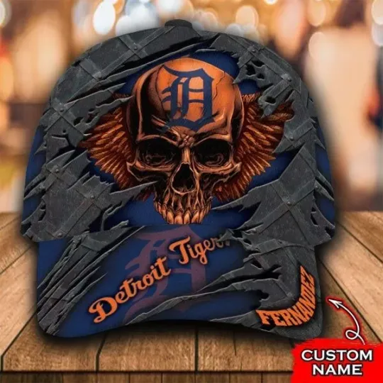 Discover Custom Name Detroit Baseball Team Tigerss Cap For Fans
