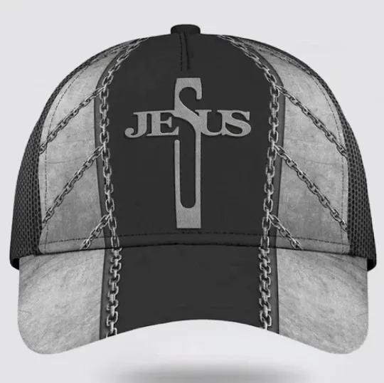 Discover Christian Baseball Cap, Jesus With Cross Classic Hat