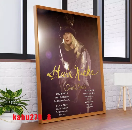 Stevie Nicks 2025 Tour US Poster