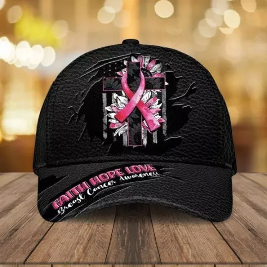 Pink Power Baseball Cap – Stand Against Breast Cancer