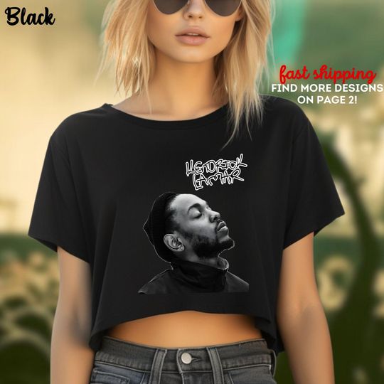 Kendrick Lamar Album Cover Crop Top, Kendrick Lamar GNX Album Crop Top, Kendrick Lamar Music Crop Top, Kendrick Lamar Merch Crop Top