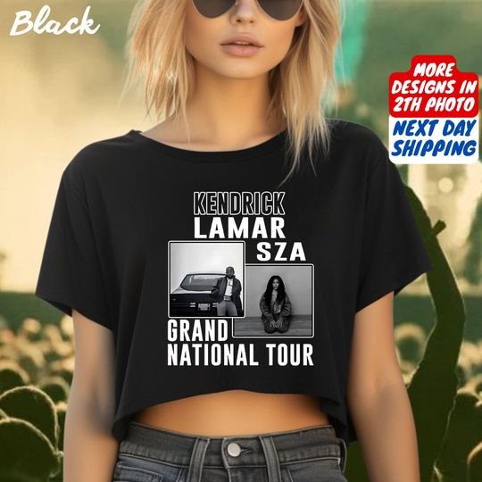 Kendrick Lamar & SZA Grand National Tour 2025 Concert Crop Top, Kendrick Lamar Crop Top, Sza Crop Top, Hip Hop Crop Top, Gnx Crop Top