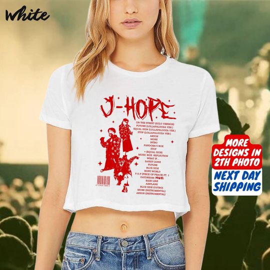 J-Hope Hope On The Stage Tour Crop Top, Hope On The Street Crop Tops, J Hope World Tour Shirt, BTS Hobi Shirt, J Hope Tee, BTS Army Gift