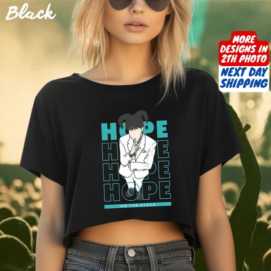 J-Hope Hope On The Stage Tour Crop Top, Hope On The Street Crop Tops, J Hope World Tour Shirt, BTS Hobi Shirt, J Hope Tee, BTS Army Gift