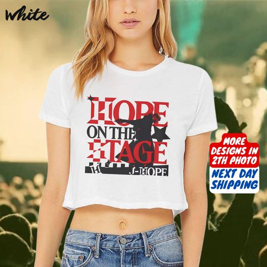 J-Hope Hope On The Stage Tour Crop Top, Hope On The Street Crop Tops, J Hope World Tour Shirt, BTS Hobi Shirt, J Hope Tee, BTS Army Gift