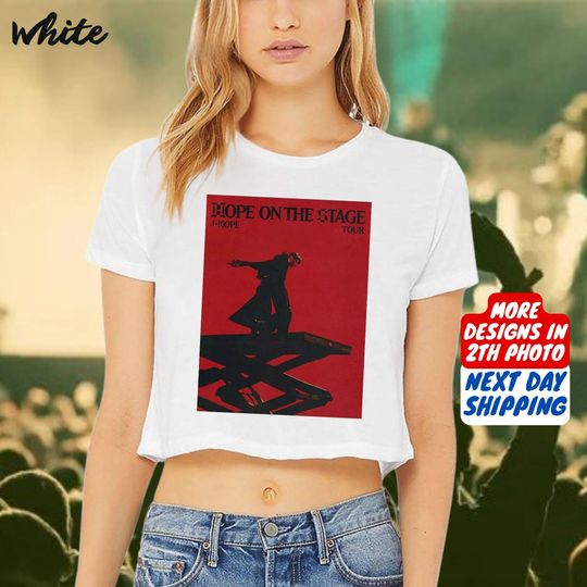 J-Hope Hope On The Stage Tour Crop Top, Hope On The Street Crop Tops, J Hope World Tour Shirt, BTS Hobi Shirt, J Hope Tee, BTS Army Gift