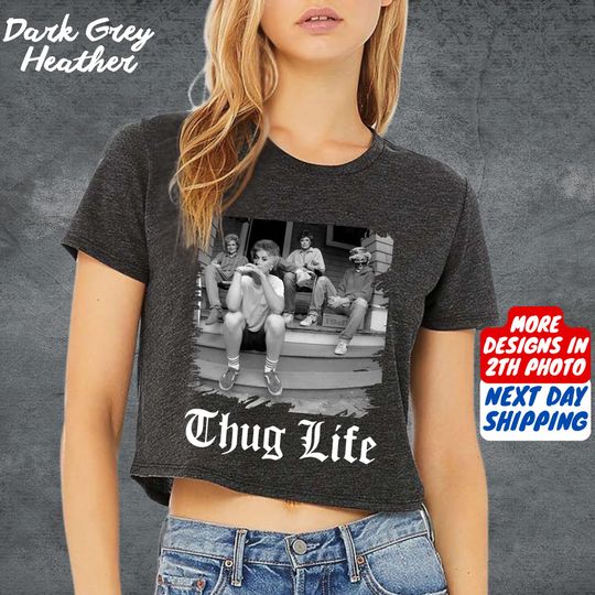Stay Golden Thug Life Crop Top, The Stay Golden Fan Crop Top, Stay Golden Lover Gift Crop Top, 80s TV Sitcom, Crop Top For Women
