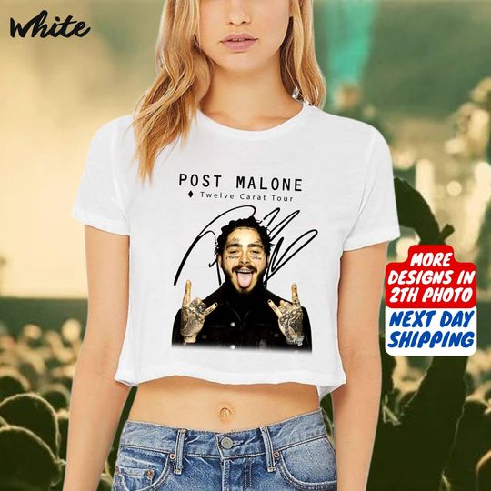 Vintage Post Malone Crop Top, Kids Post Malone Crop, Post Malone Tour, Big Ass Stadium Tour, Posty 2025 Tour Crop, Posty Tour Merch Crop Top