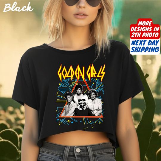 Stay Golden Thug Life Crop Top, The Stay Golden Fan Crop Top, Stay Golden Lover Gift, 80s TV Sitcom, Crop Top For Women