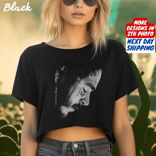 Vintage Post Malone Crop Top, Kids Post Malone Crop, Post Malone Tour, Big Ass Stadium Tour, Posty 2025 Tour Crop, Posty Tour Merch Crop Top