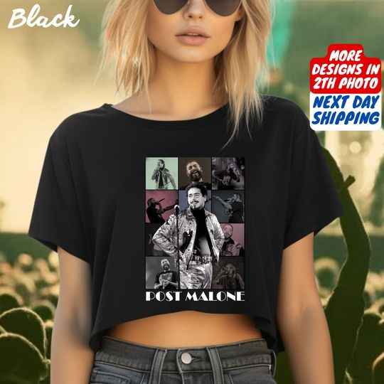 Vintage Post Malone Crop Top, Kids Post Malone Crop, Post Malone Tour, Big Ass Stadium Tour, Posty 2025 Tour Crop, Posty Tour Merch Crop Top