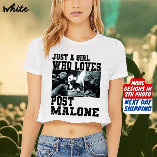 Vintage Post Malone Crop Top, Kids Post Malone Crop, Post Malone Tour, Big Ass Stadium Tour, Posty 2025 Tour Crop, Posty Tour Merch Crop Top