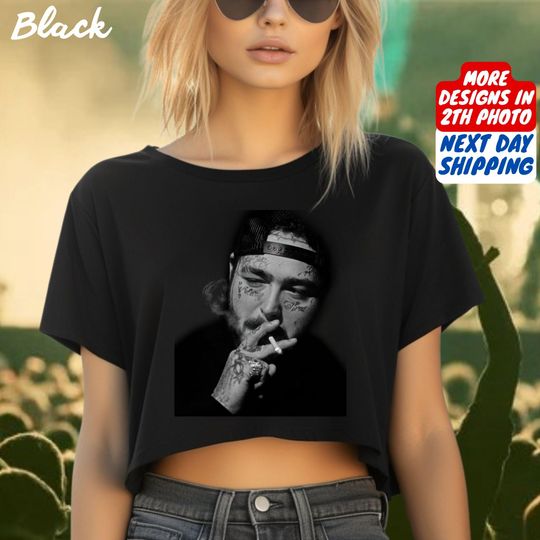 Vintage Post Malone Crop Top, Kids Post Malone Crop, Post Malone Tour, Big Ass Stadium Tour, Posty 2025 Tour Crop, Posty Tour Merch Crop Top
