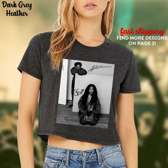 Kendrick Lamar & SZA Grand National Tour 2025 Concert Crop Top, Kendrick Lamar Crop Top, Sza Crop Top, Hip Hop Crop Top, Gnx Crop Top