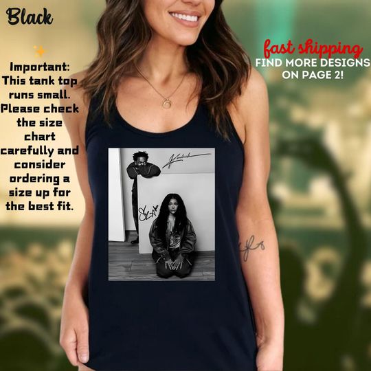 Discover Kendrick Lamar & SZA Grand National Tour 2025 Concert Tank Top, Kendrick Lamar Tank Top, Sza Tank Top, Hip Hop Tank, Gnx Crop Tank Top