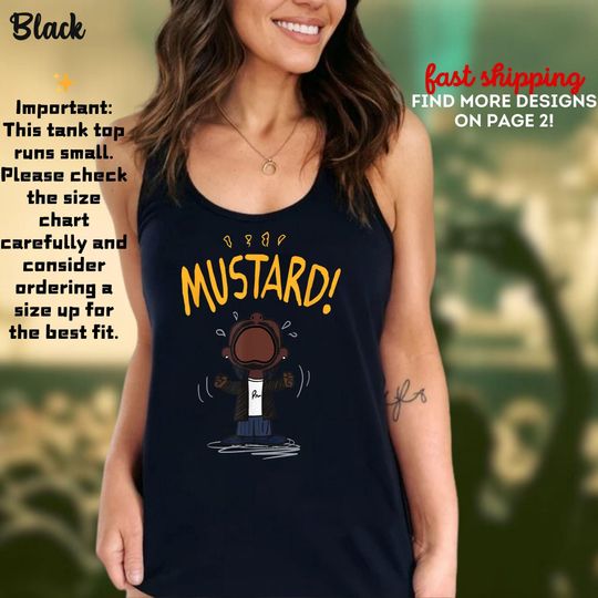 Vintage Kendrick Lamar Mustard Meme Tank Top, GNX Album Tank Top, Premium Ultra Soft Tank Top, Mustard Meme Tank Top, Mustard Kendrick Lamar