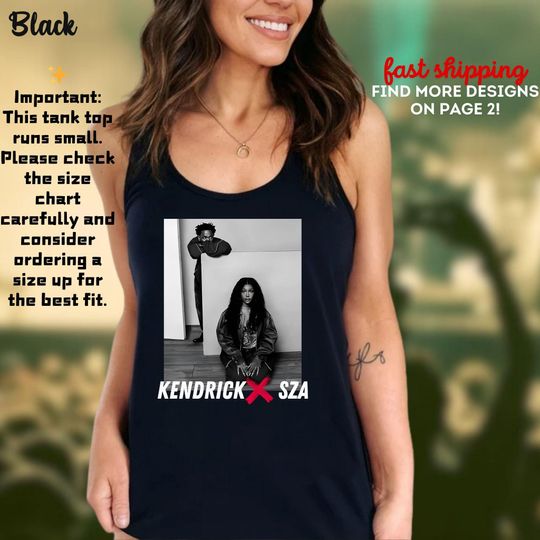Discover Kendrick Lamar & SZA Grand National Tour 2025 Concert Tank Top, Kendrick Lamar Tank Top, Sza Tank Top, Hip Hop Tank, Gnx Crop Tank Top