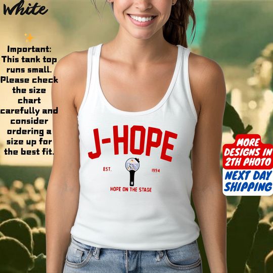 J-Hope Hope On The Stage Tour Tank Top, Hope On The Street Tank Tops, J Hope World Tour Shirt, BTS Hobi Shirt, J Hope Tee, BTS Army Gift