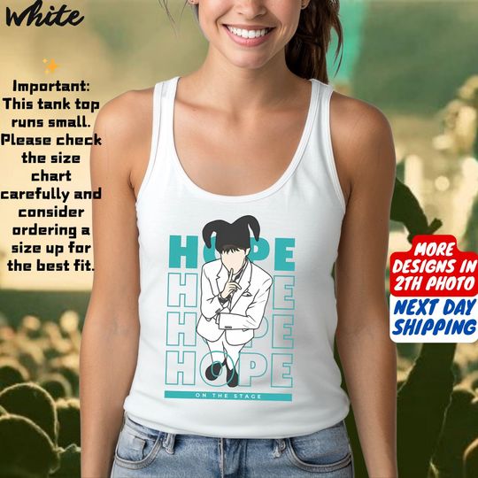 J-Hope Hope On The Stage Tour Tank Top, Hope On The Street Tank Tops, J Hope World Tour Shirt, BTS Hobi Shirt, J Hope Tee, BTS Army Gift