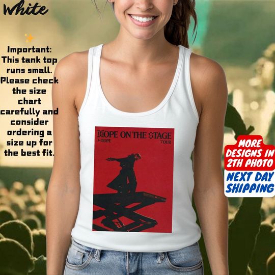 J-Hope Hope On The Stage Tour Tank Top, Hope On The Street Tank Tops, J Hope World Tour Shirt, BTS Hobi Shirt, J Hope Tee, BTS Army Gift