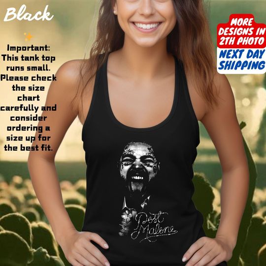 Discover Vintage Post Malone Tank Top, Kids Post Malone Tank Top, Post Malone Tour, Big Ass Stadium Tour,Posty 2025 Tour Tank Top,Posty Tour Tank Top