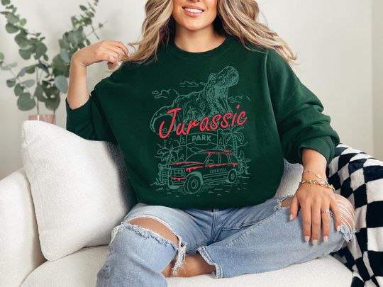 Jurassic Park Sweatshirt, Jurassic World Sweater, Jurassic Park Trip T-Shirt, Disneyland Jurassic Park Shirt, Dinosaur T-rex Sweatshirt