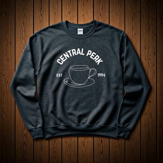 Friends Central Perk Sweatshirt | Central Perk Coffee Shop Cute Minimal Sweatshirt| Friends Sweatshirt