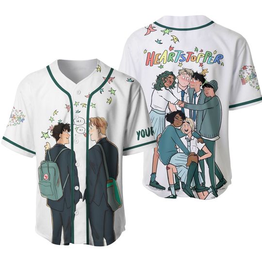 Personalized Heartstopper Book Series 3D Jersey Shirt