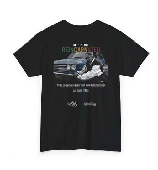 Rapper Snoop Dogg Double Sided Print T-shirt