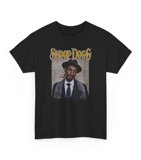 Rapper Snoop Dogg Double Sided Print T-shirt