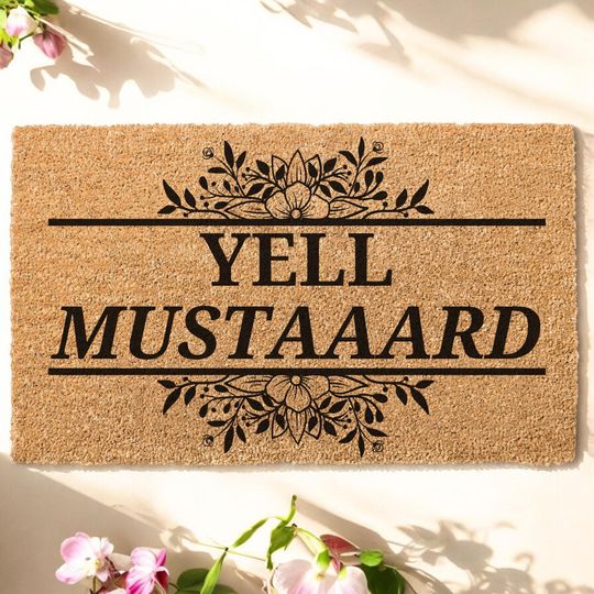 Kendrick Lamar Doormat Dj Mustard Funny Door Mat Welcome New Home Funny Gift Music Lover Gift Housewarming Superbowl Decor Front Entrace Rug