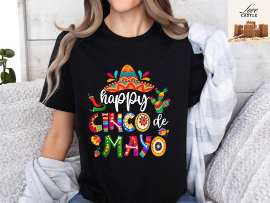 Discover Cinco De Mayo Shirt, Mexican Fiesta Shirt, Mexican Festival Gift, Happy Cinco De Mayo Shirt, Mexican Shirts, Cinco De Mayo Fiesta Shirt