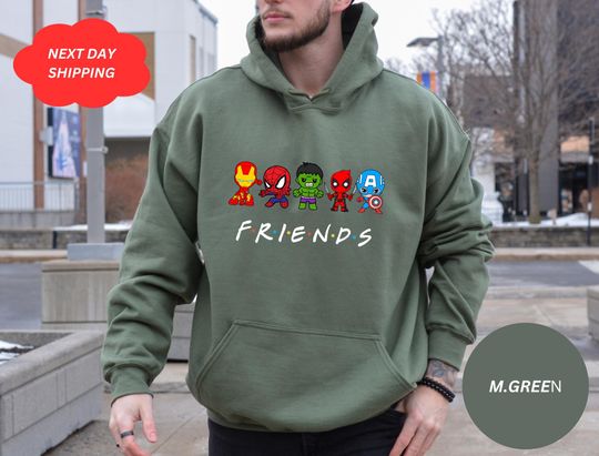 Superhero Friends Shirt, Cute Avengers Shirts, Marvel Avenger Shirt, Superhero Shirt, Christmas Shirt, Ironman, Avengers Friends Shirt.