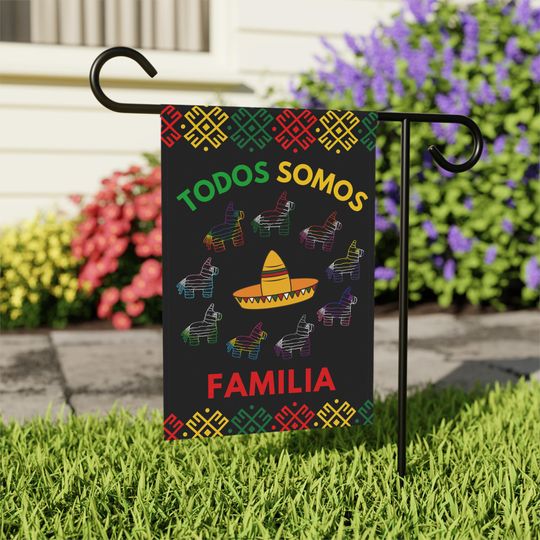 Cinco De Mayo Yard Decor Inclusive LGBTQ Garden Flag, Pride Flags, Cinco De Mayo Decorations, Holiday Flags, Mexican Decor, LGBTQIA+ Gifts