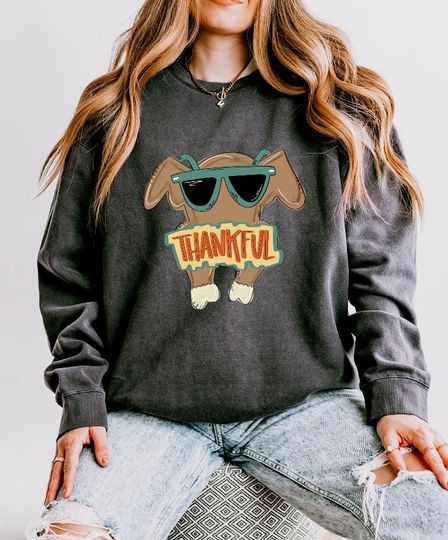 Friends Turkey Sweatshirt, Thankful Sweatshirt, Thanksgiving Sweatshirt, Fall Sweatshirt, Friends Sweatshirt, 100% Cotton Unisex Sweatshirt