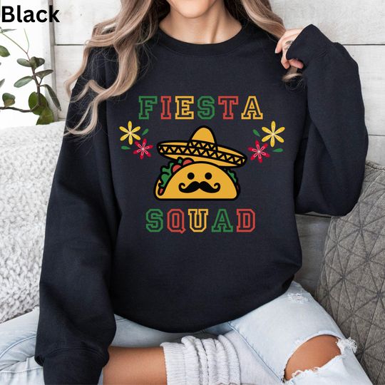 Discover Taco Sweatshirt, Taco Sweater for Her,  Taco Gift, Taco Lover Gift, Cinco De Mayo Sweatshirt, Taco Sweatshirt for Him, Group Taco Sweatshirt