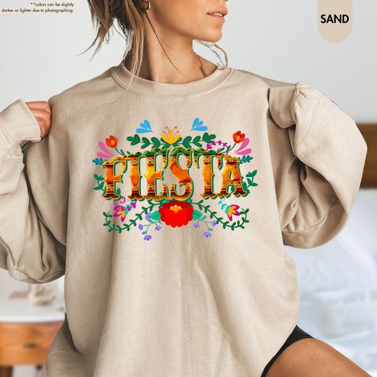 Discover Fiesta Sweatshirt, Fiesta Shirt, Cinco De Mayo Shirt,i Mexican Women Shirt, Fiesta Shirt For Women, Cinco De Mayo Gift, Mexican Day Shirt