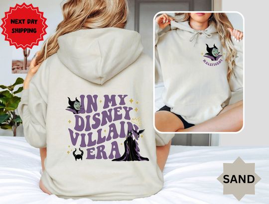 In My Disney Villain Era Shirt, Maleficent Sweatshirt Evil Queen Tee, Disney Villains Hoodie, Evil Friends Sweatshirt , Bad Witches Hoodie