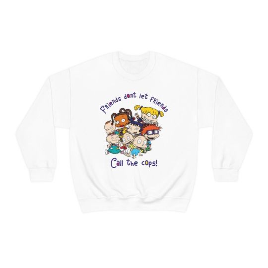 Friends Don't Let Friends Call the Cops Sweatshirt | ACAB Shirt, All Cops Are Bastards, FTP Gift, 1312, Defund The Police, Political Present