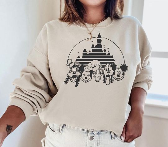 Discover Castle With Friends Sweatshirt, Disney Family Vacation Trip Shirt,Mickey and Friends Shirt,Magic Kingdom Shirt,Disneyland Shirt,Disney World