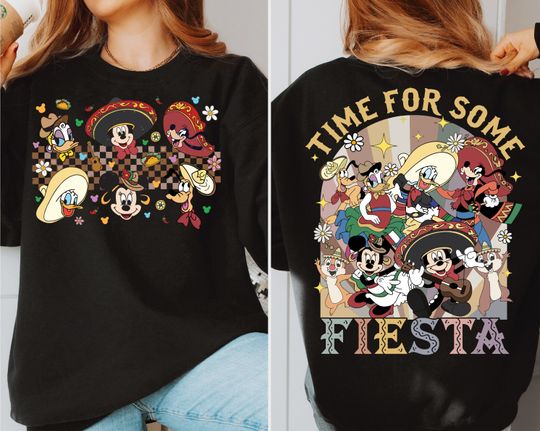 Time For Some Fiesta Shirt, Disney Cinco De Mayo T-shirt, Mexican Fiesta Tee, Fiesta Party Crew Shirt, Fiesta Family Tee, Disney Fiesta Tee