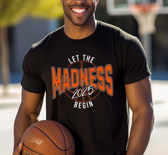 Discover March Madness 2025 Basketball Tournament Shirt, March Madness Apparel, Sports Fan Gift, College Basketball Apparel, College Basketball Tee