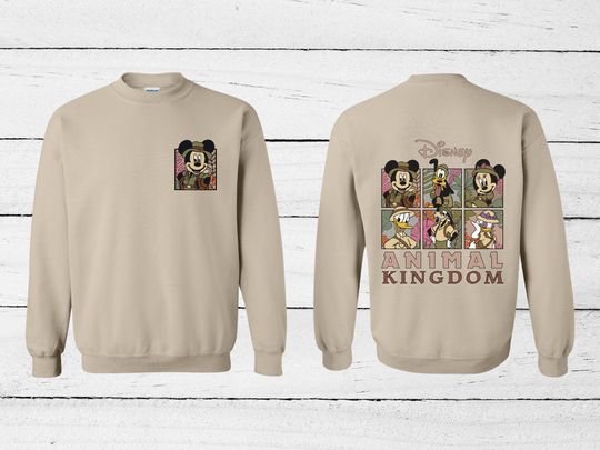 Discover Disney Animal Kingdom Shirt, Disney Safari Tour Sweatshirt, Mickey and Friends T-Shirt, Matching Animal Kingdom Gifts, Disney Wild Life Tee