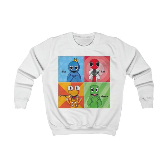 Kids Sweatshirt, Rainbow Friends Sweatshirt, Back to School Shirt, Boys/Girls Rainbow Friends Shirt, Funny Shirt