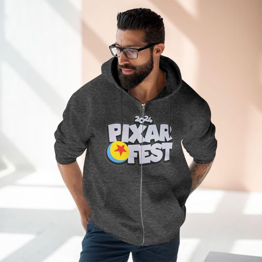 Discover Pixar Fest 2024 Shirt  Zip Up Hoodie Disneyland Disney World Movie Trip Vacation Holiday Family Trip