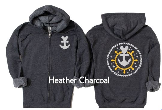 Family Disney Cruise Mickey Compass and Logo Zip Hoodie/Matching Disney Cruise Zip Hoodie/Disney Cruise 2024/DCL Shirt/DCL Zip Hoodie