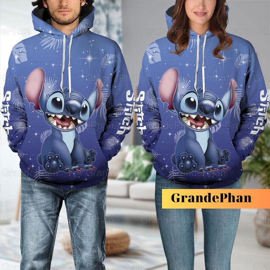Stitch Ohana Means Family Hoodie, Funny Stitch Sweatshirt, Lilo And Stitch, Stitch Cattle Hoodie, Disney Girl Hoodie, Gifts For Her