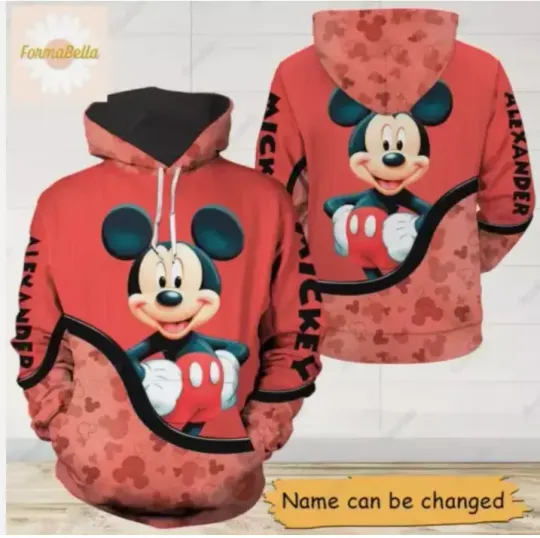 Discover Mickey Mouse Personalized 3D HOODIE HALLOWEEN GIFT CHRISTMAS GIFT BEST PRICE