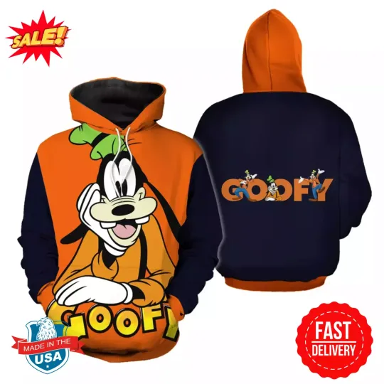 Goofy Disney 3D HOODIE Mother Day Gift All Over Print best Price Us Size