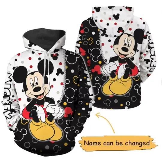Discover Personalized Mickey And Minnie Mouse BOY 3D HOODIE HALLOWEEN GIFT BEST PRICE